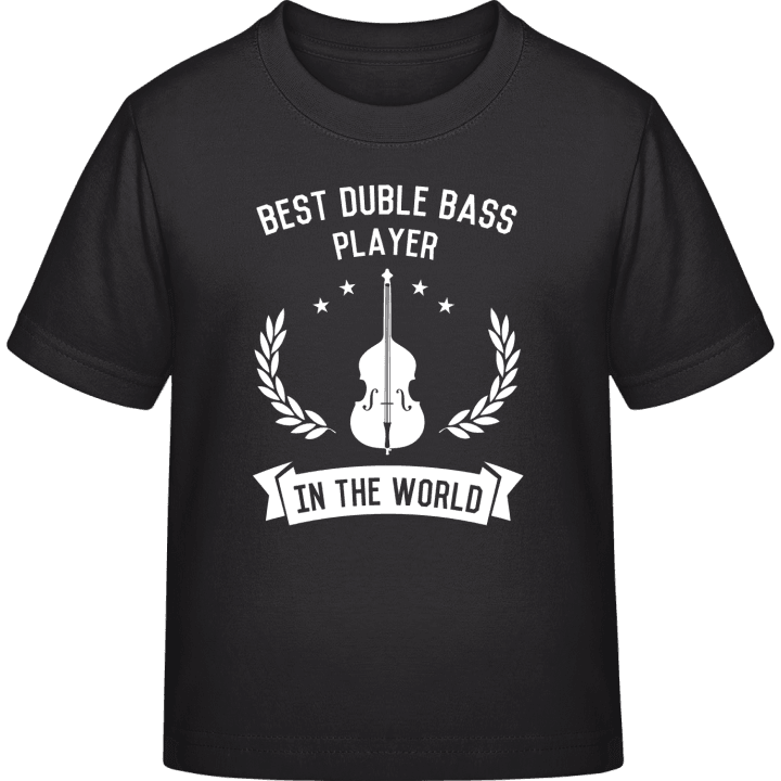 Best Double Bass Player In The World Maglietta per bambini contain pic