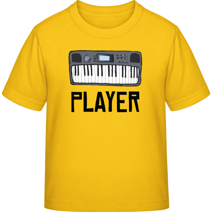 Keyboard Player Illustration Camiseta infantil contain pic
