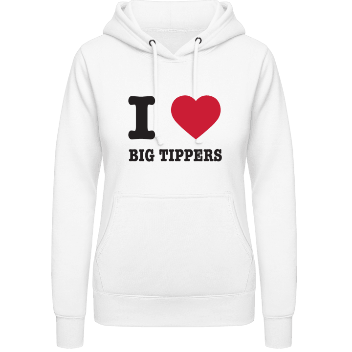 I Love Big Tippers Hettegenser for kvinner contain pic