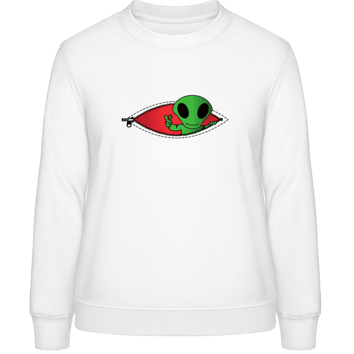 Alien Baby Inside Sweatshirt til kvinder 0 image