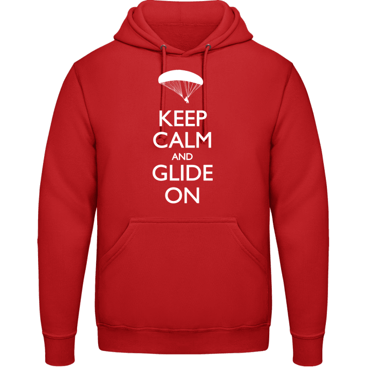 Keep Calm And Glide On Hoodie contain pic