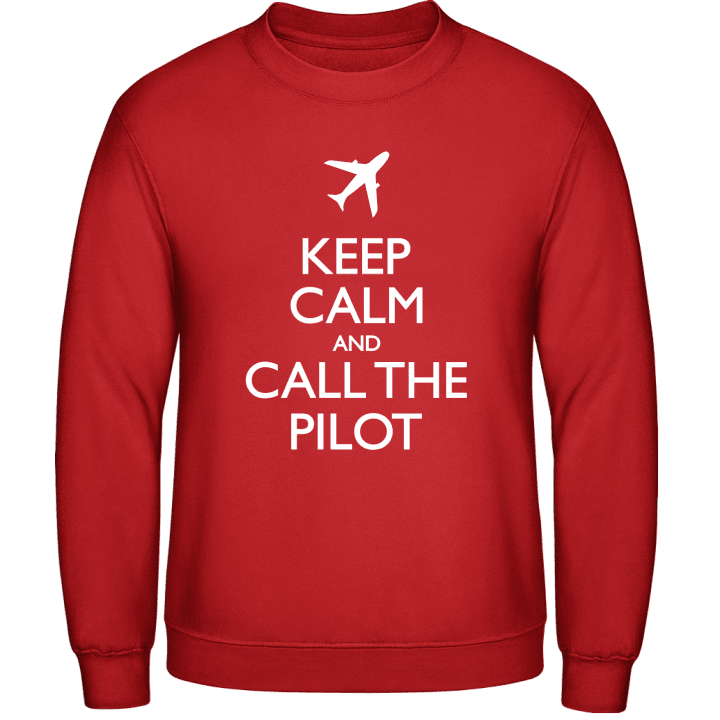 Keep Calm And Call The Pilot Tröja contain pic