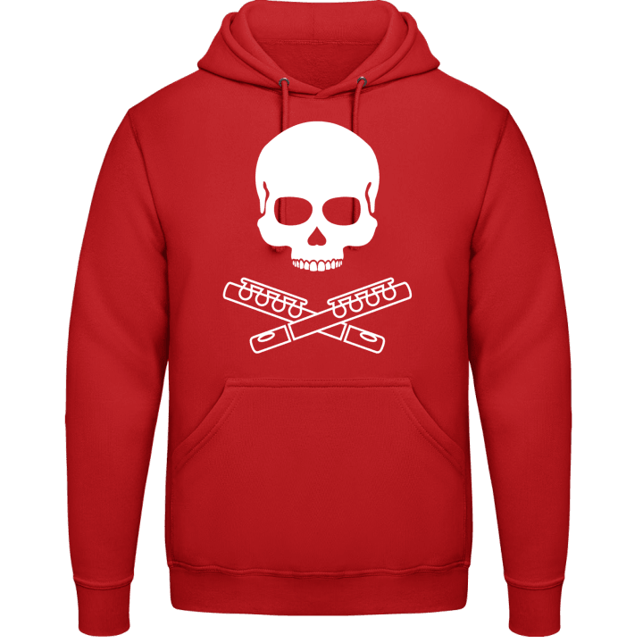 Skull And Flutes Hoodie contain pic