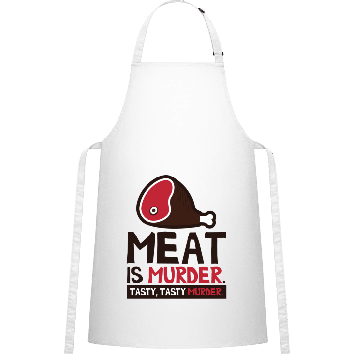 Meat Is Murder. Tasty, Tasty Murder. Tablier de cuisine contain pic