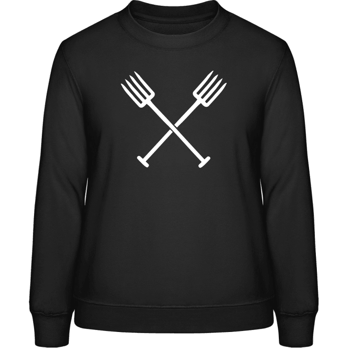 Crossed Pitchforks Sweatshirt för kvinnor contain pic