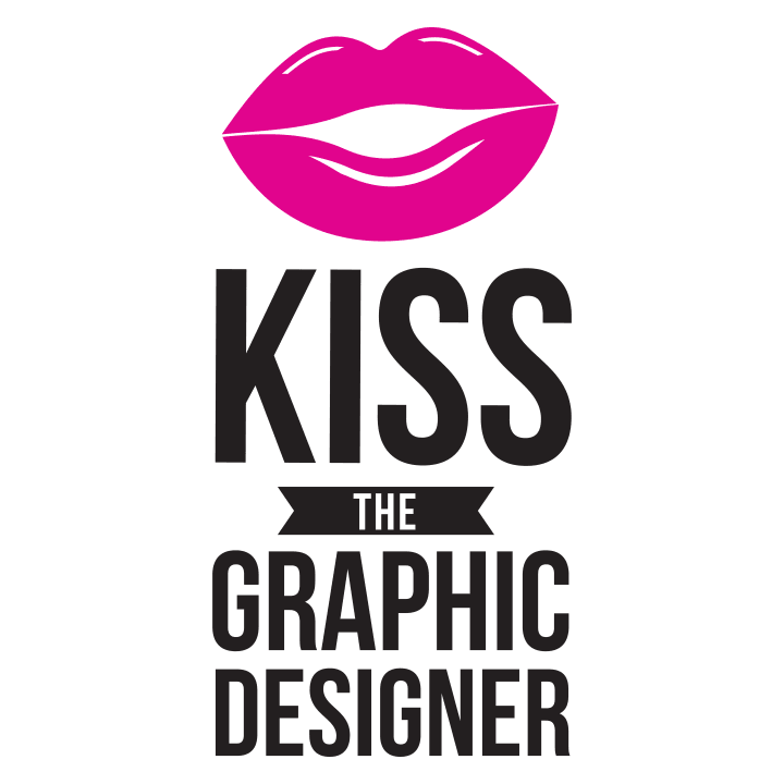 Kiss The Graphic Designer Felpa con cappuccio da donna 0 image