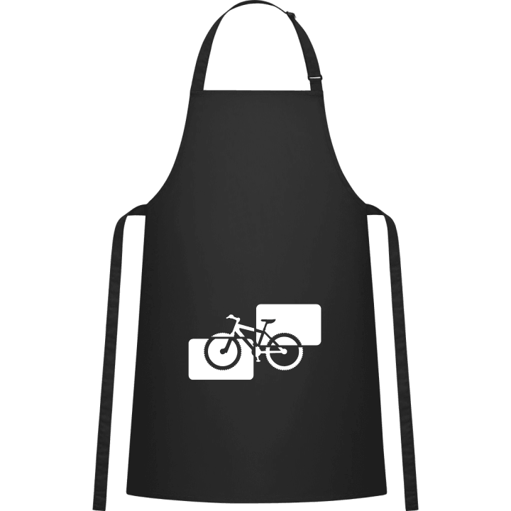 Blue Mountain Bike Kitchen Apron contain pic