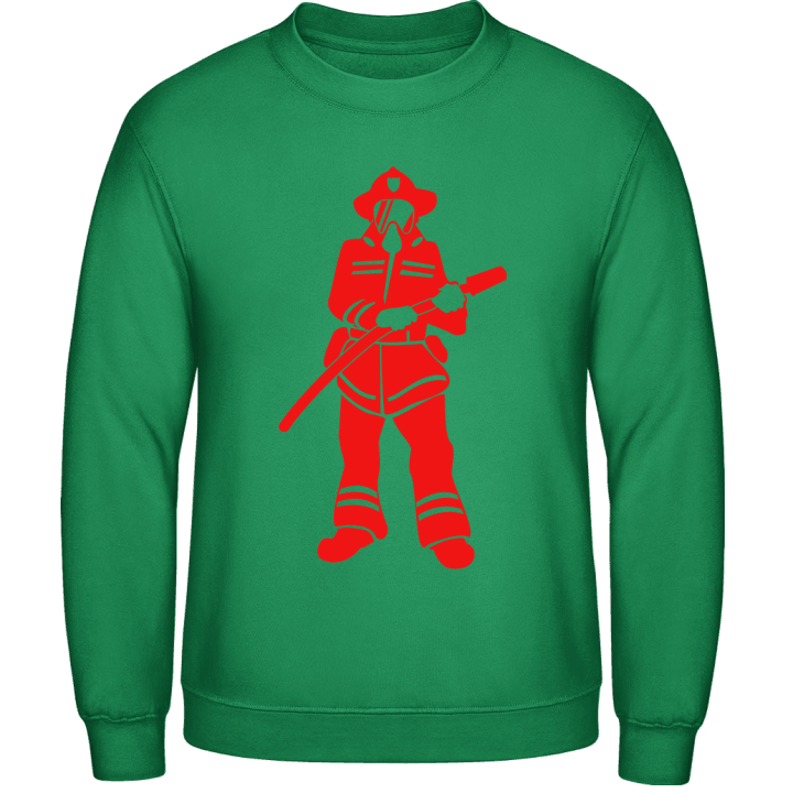 Firefighter positive Sweatshirt contain pic