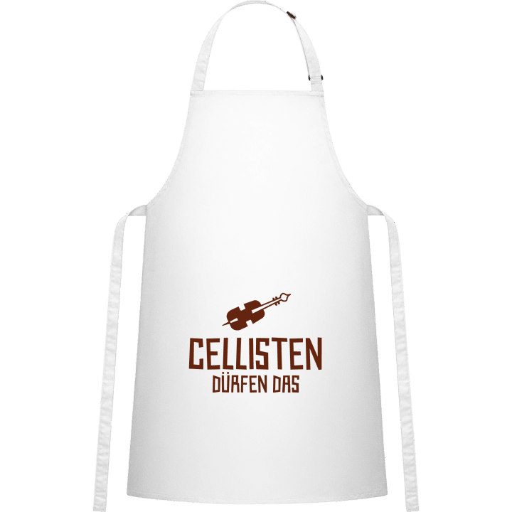 Cellisten dürfen das Delantal de cocina contain pic