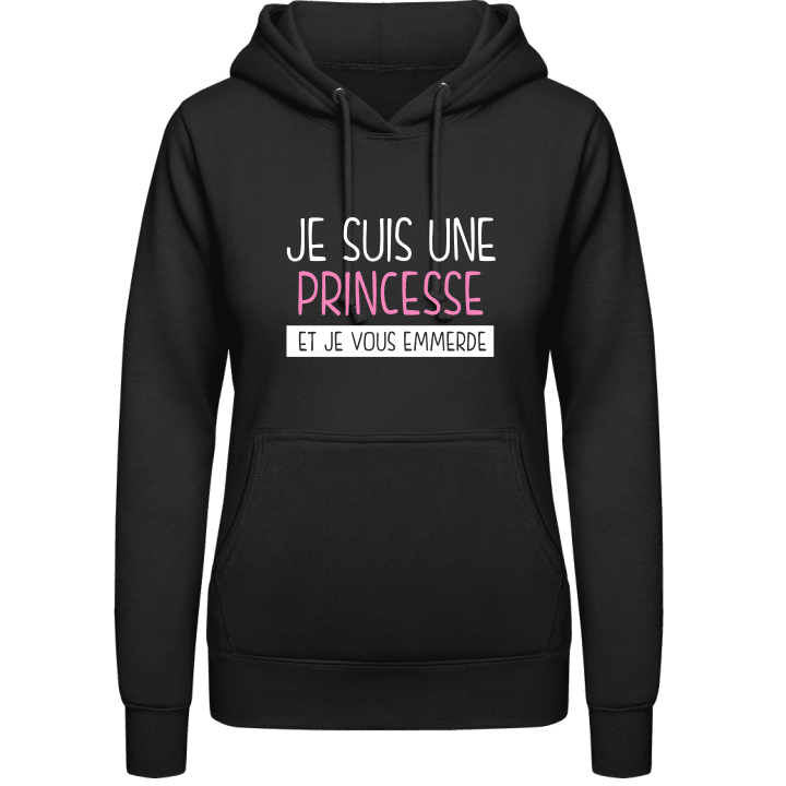Une Princesse Vrouwen Hoodie contain pic