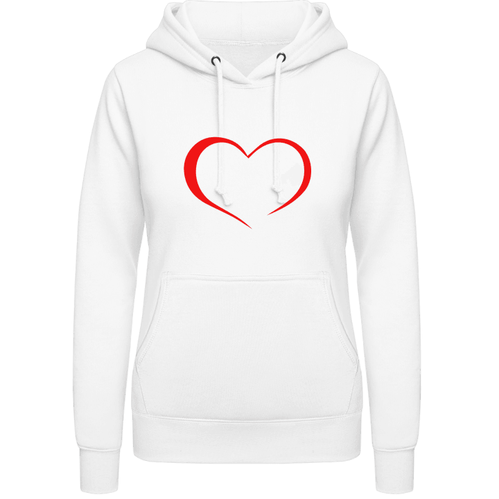 Heart Logo Hoodie för kvinnor contain pic