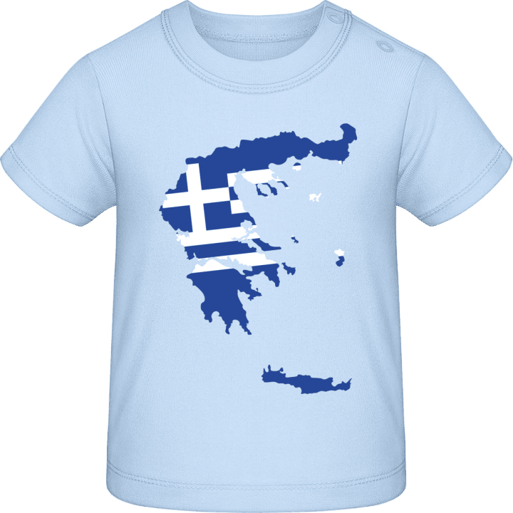 Greece Map Camiseta de bebé contain pic