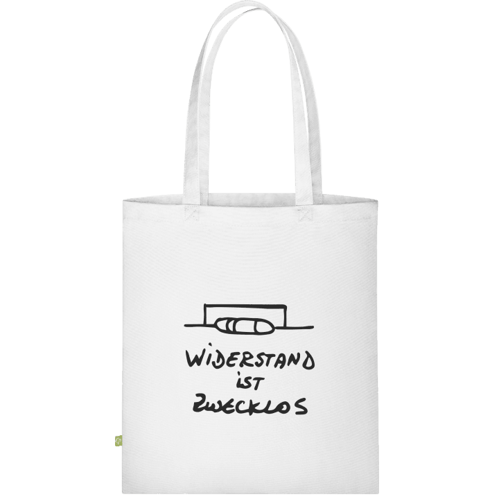 Widerstand ist zwecklos Cloth Bag contain pic