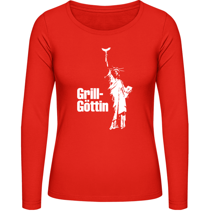 Grill Göttin T-shirt à manches longues pour femmes contain pic