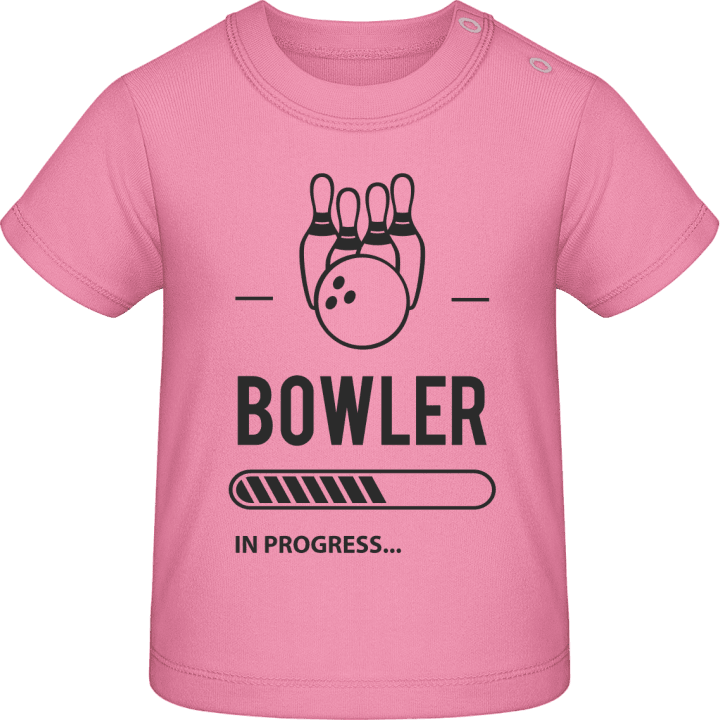 Bowler in Progress Baby T-skjorte contain pic