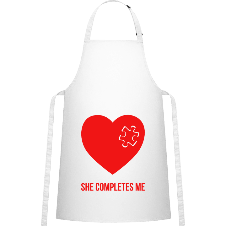 She Completes Me Kitchen Apron contain pic
