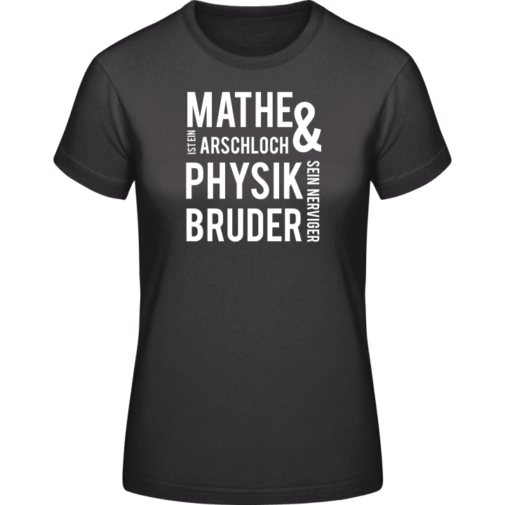 Mathe und Physik T-shirt pour femme contain pic