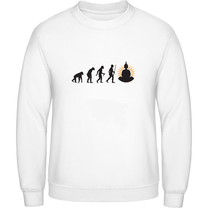 Buddha Meditation Evolution Sweatshirt contain pic