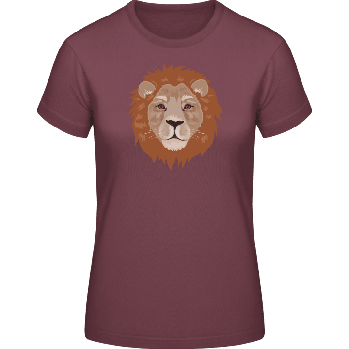 Realistic Lion Head T-shirt för kvinnor 0 image