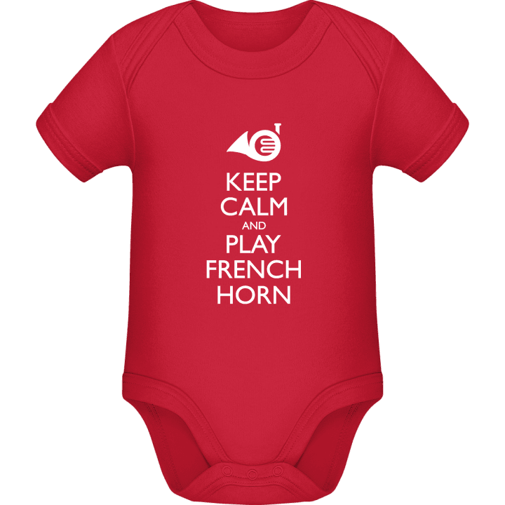 Keep Calm And Play French Horn Baby Romper contain pic