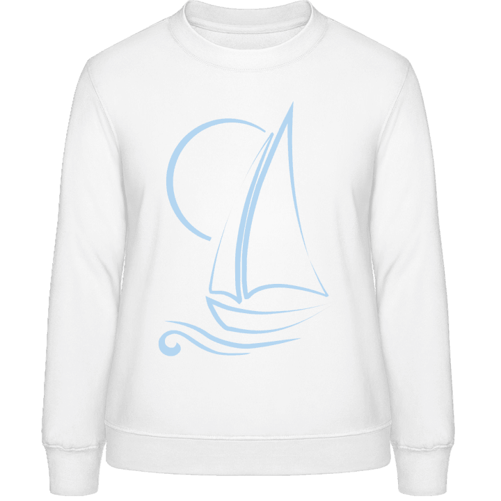 Segelbåt Illustration Sweatshirt för kvinnor 0 image