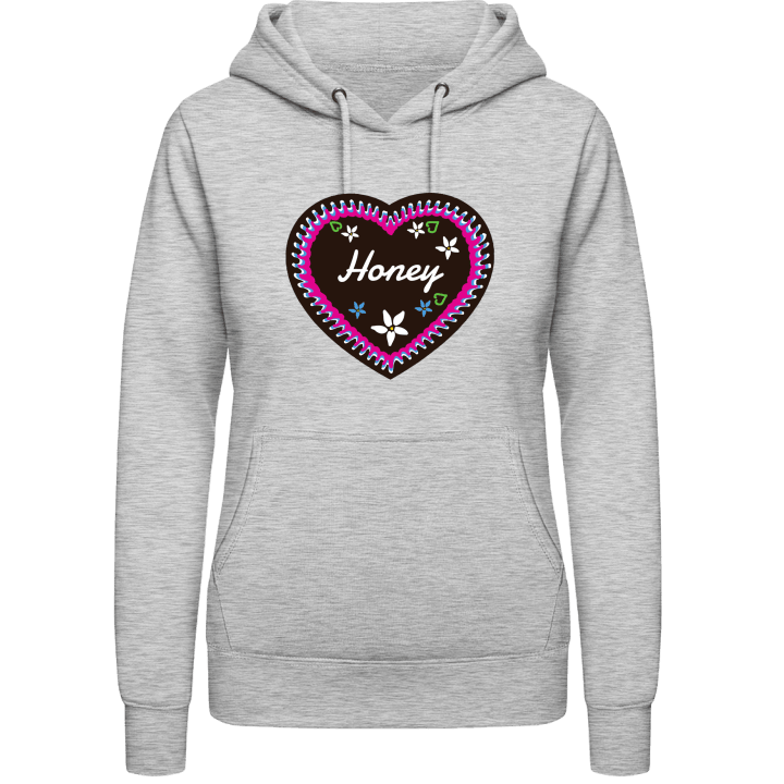 Honey Gingerbread heart Vrouwen Hoodie contain pic