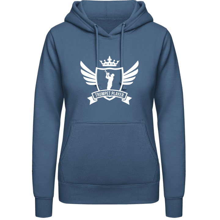 Trumpet Player Winged Women Hoodie contain pic