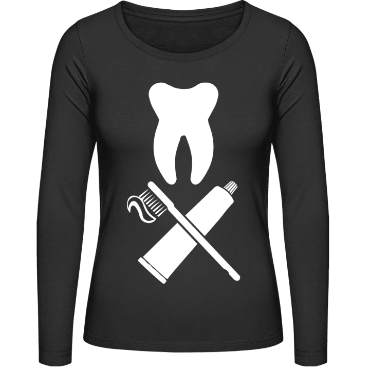 Dental Hygiene T-shirt à manches longues pour femmes contain pic
