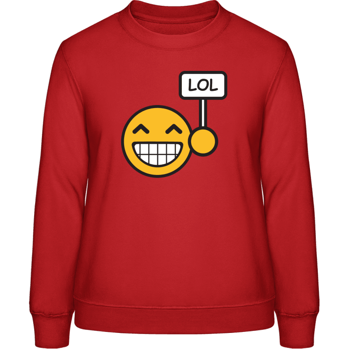 LOL Smiley Face Frauen Sweatshirt 0 image