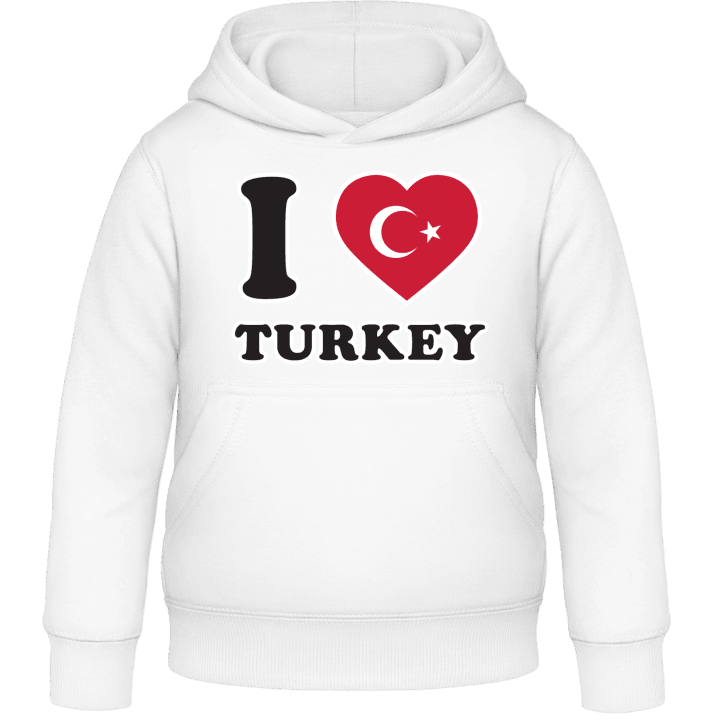 I Love Turkey Fan Hettegenser for barn 0 image