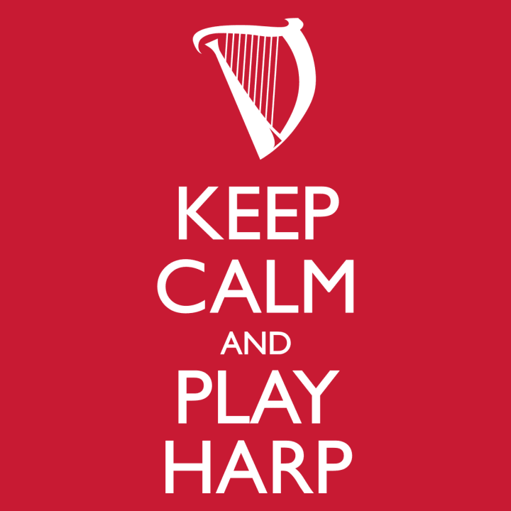 Keep Calm And Play Harp Vrouwen T-shirt 0 image