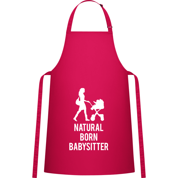 Natural Born Babysitter Kitchen Apron contain pic