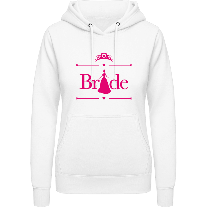 Bride Hearts Crown Vrouwen Hoodie contain pic