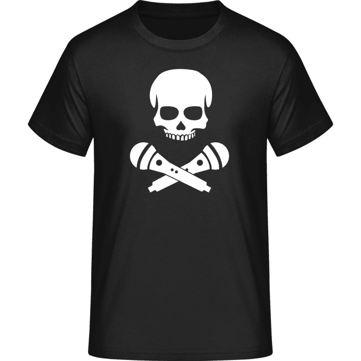 Singer Skull Microphones Camiseta 0 image