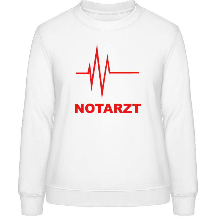 Notarzt Herzschlag Sweatshirt för kvinnor contain pic