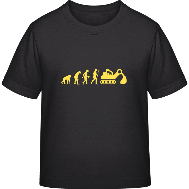 Excavator Driver Evolution Kids T-shirt contain pic