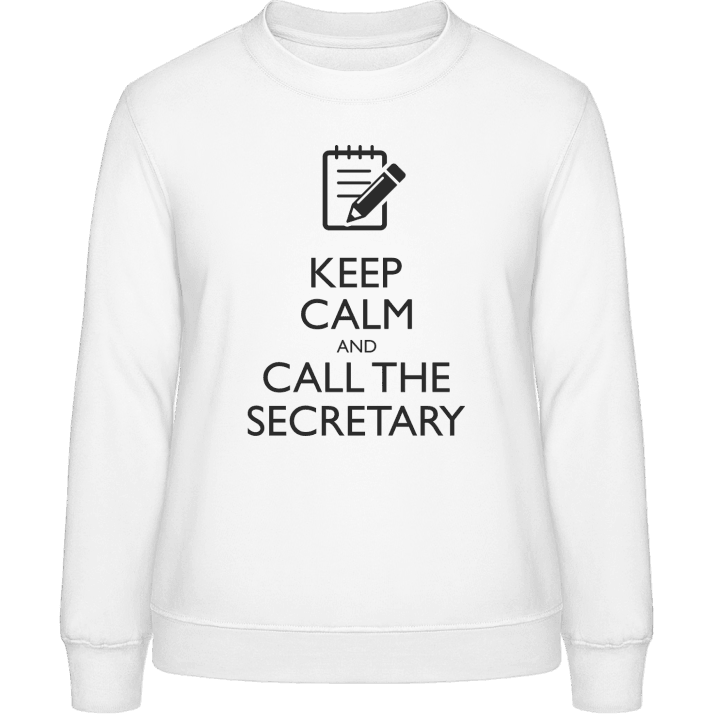 Keep Calm And Call The Secretary Sweat-shirt pour femme contain pic