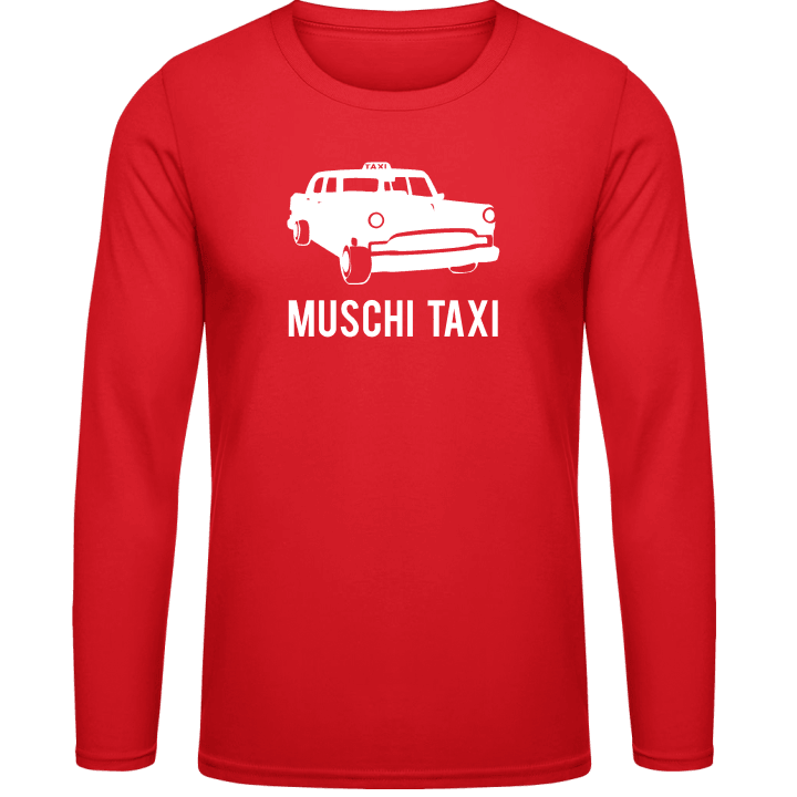 Muschi Taxi Shirt met lange mouwen contain pic