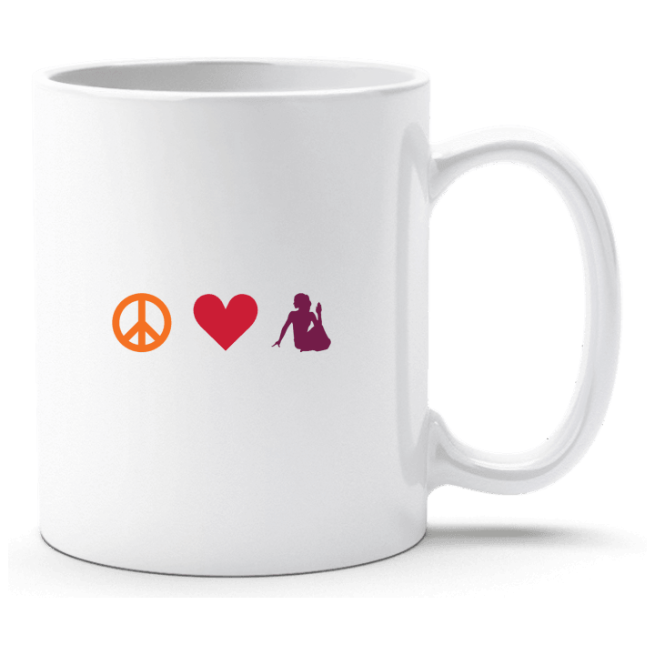 Peace And Yoga Tasse contain pic
