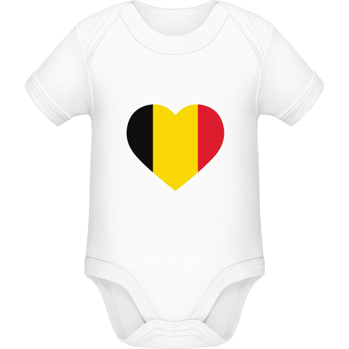 Belgium Heart Baby romper kostym contain pic