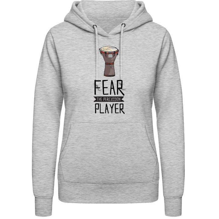 Fear The Percussion Player Sweat à capuche pour femme contain pic