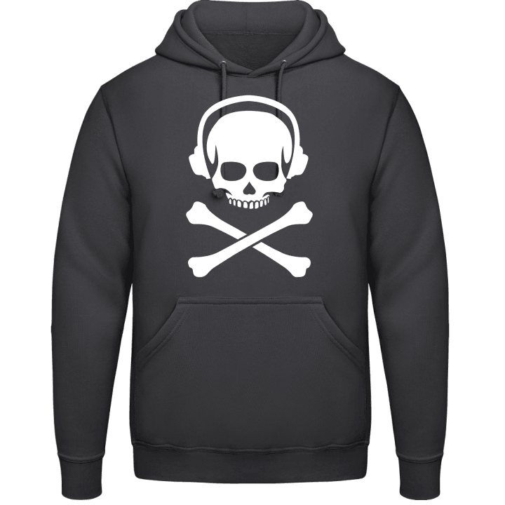 DeeJay Skull and Crossbones Hoodie contain pic