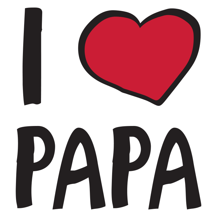 I Heart Papa T-shirt för barn 0 image