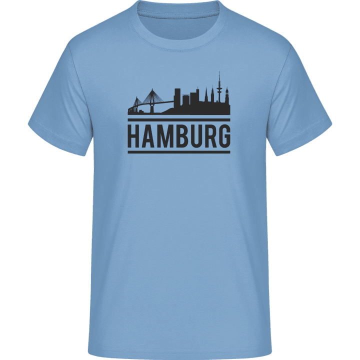 Hamburg City Skyline Maglietta 0 image