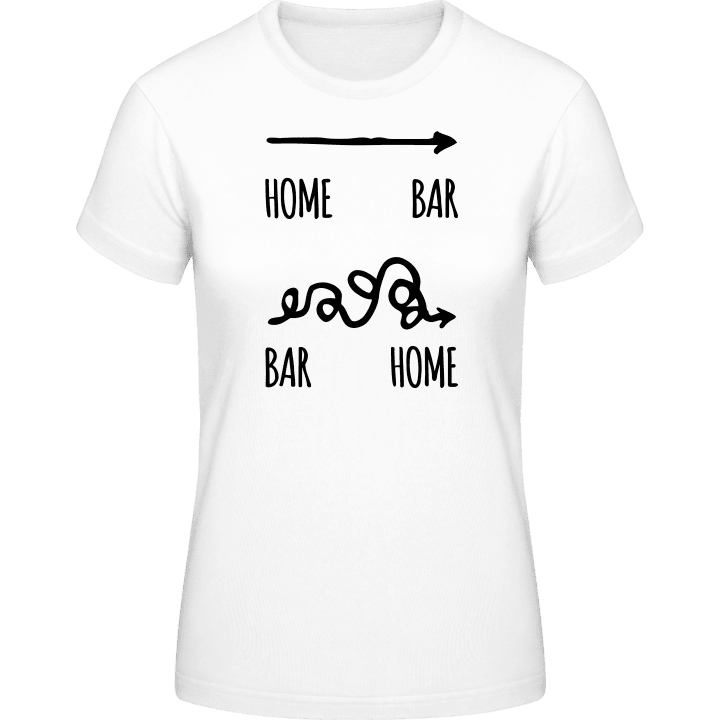 Home Bar Bar Home T-shirt pour femme contain pic