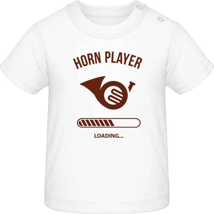 Horn Player Loading T-shirt för bebisar contain pic