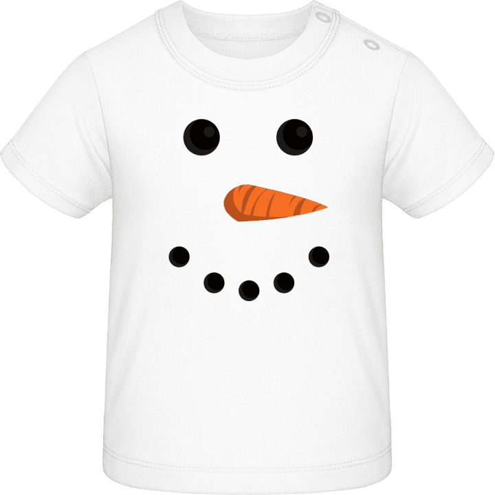 Snowman Face Baby T-Shirt 0 image