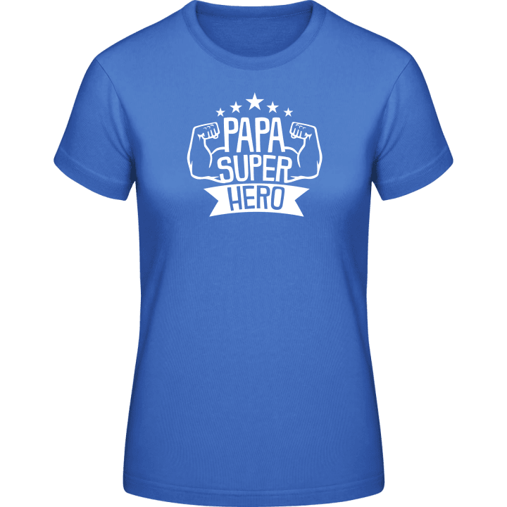 Papa Super Hero Frauen T-Shirt contain pic