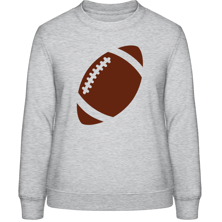Rugby Ball Frauen Sweatshirt contain pic