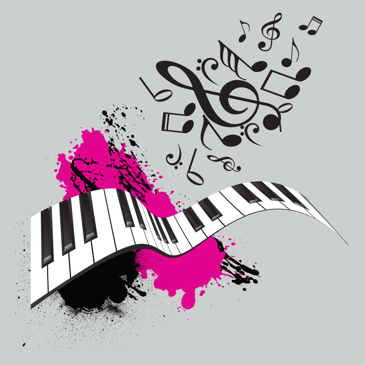 Piano Music T-shirt à manches longues pour femmes 0 image